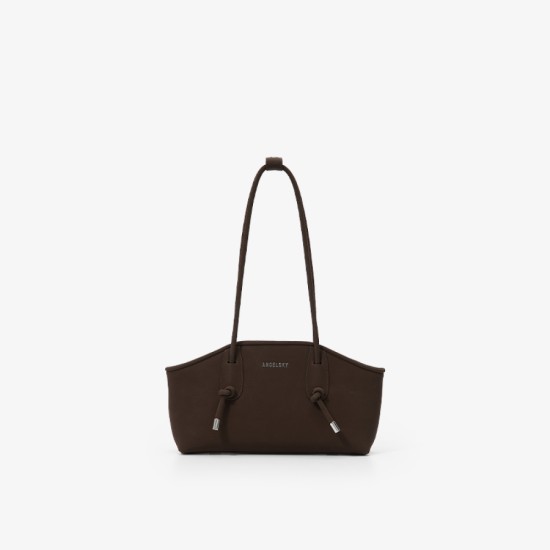 Niche shoulder bag, handbag, black bag