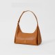 Cowhide dumpling-shaped underarm crossbody shoulder bag - Memoo.com