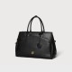 Cowhide large capacity minimalist handbag retro commuter briefcase