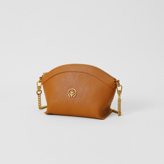 One-shoulder mini dumpling shell bag cross-body phone bag - Memoo.com