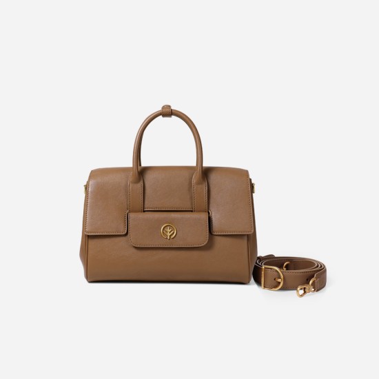 Calfskin commuter tote crossbody bag - Memoo.com