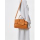 Calfskin commuter tote crossbody bag