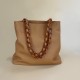  Top layer cowhide tote bag