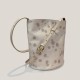 Bucket bag, genuine leather single shoulder French style niche soft leather womens bag - Memoo.com