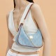 Hobo armpit bag nylon chain small bag crescent tooth bag - Memoo.com