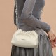 Cloud womens bag, money bag, pleated chain bag, shoulder bag, crossbody bag, small bag - Memoo.com