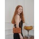 Vintage cowhide crossbody women's bag, chest bag, small bag, genuine leather waist bag