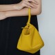 Small original cowhide zipper Wonton leather handbag antique bag - Memoo.com