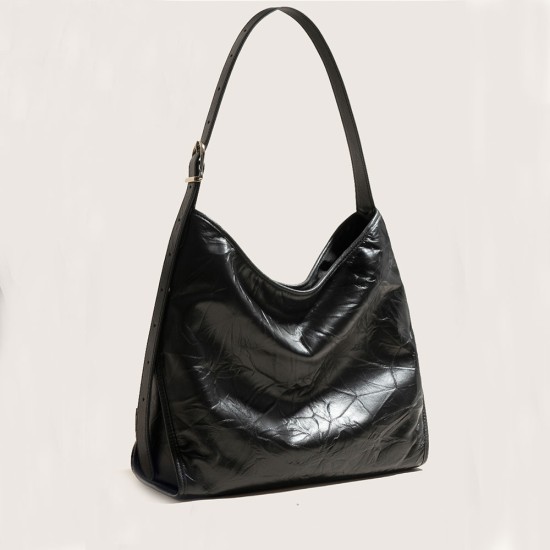 Cowhide shoulder crossbody bag