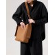 Hanging ear tote series top layer cowhide commuting shoulder bag - Memoo.com