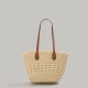 Handmade woven bag for women, tote bag, commuter handbag, casual shoulder and armpit bag