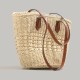 Handmade woven bag for women, tote bag, commuter handbag, casual shoulder and armpit bag - Memoo.com