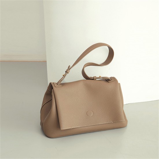 Crossbody bag, womens single shoulder cowhide work commuting bag - Memoo.com