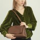 Crossbody bag, womens single shoulder cowhide work commuting bag - Memoo.com