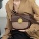 Cross shoulder bag, women's bag, single shoulder commuting, genuine cowhide, retro semi-circular saddle bag