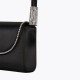 Flap underarm bag in elegant black shoulder bag