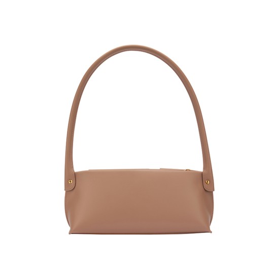 Atrili is a stylish, simple pink shoulder bag