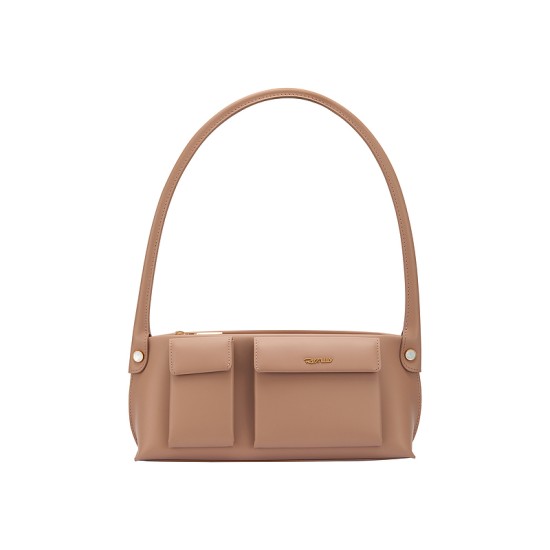 Atrili is a stylish, simple pink shoulder bag - Memoo.com