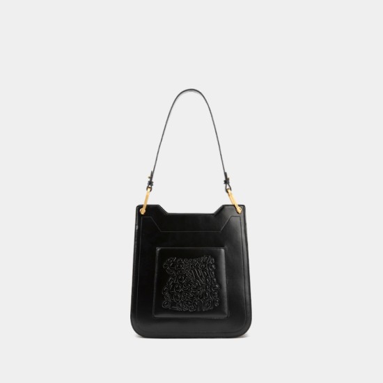 Cowhide commuter shoulder bag crossbody bag - Memoo.com