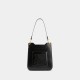 Cowhide commuter shoulder bag crossbody bag