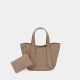 The first layer of cowhide large-capacity commuter handbag womens bag - Memoo.com