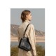 Wrap shiny leather first layer cowhide womens bag - Memoo.com