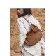 Cowhide mini saddle bag, shoulder bag, handbag - Memoo.com