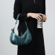 Head layer cowhide shoulder bag, armpit bag, retro style single shoulder bag - Memoo.com