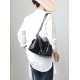 Goat skin all steel hardware carryall black warrior commuting tote bag shoulder bag