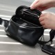 Simple chest bag, womens designer crossbody bag, textured belt bag - Memoo.com