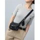 Simple chest bag, womens designer crossbody bag, textured belt bag - Memoo.com