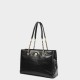 One-shoulder high-capacity commuter womens cowhide tote bag chain bag - Memoo.com