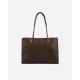 One-shoulder high-capacity commuter womens cowhide tote bag chain bag - Memoo.com