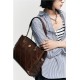 One-shoulder high-capacity commuter womens cowhide tote bag chain bag - Memoo.com