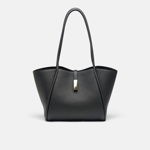 canvas and leather tote