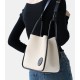 Large-capacity commuter canvas bag textured hand-carried shoulder crossbody bag - Memoo.com