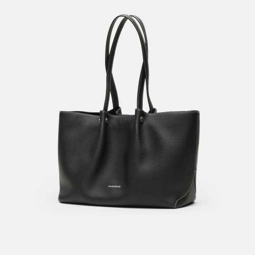 patent leather tote bag