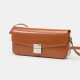 High-quality texture niche retro shoulder small square bag - Memoo.com