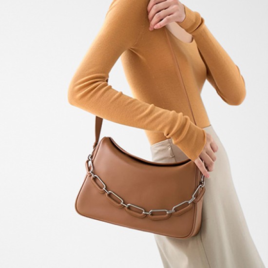 A high-quality niche design chain shoulder bag