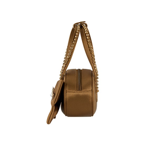 Big brown bow handbag for women - Memoo.com