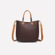 Cowhide bucket bag tote bag - Memoo.com