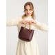 Cowhide bucket bag tote bag - Memoo.com