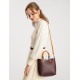 Cowhide bucket bag tote bag - Memoo.com