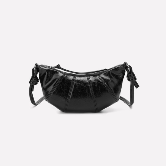 Croissants, women's bags, cowhide simple