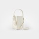 Leather large-capacity cross-body bucket bag - Memoo.com