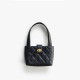 Diamond patterned small handbag - Memoo.com