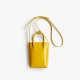 Single shoulder tote yellow phone bag