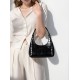 Hand-held versatile crescent bag texture cross-body bag - Memoo.com