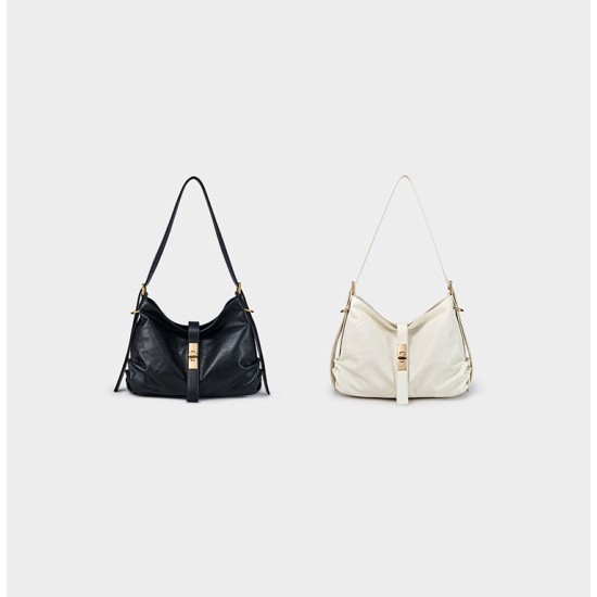 Leather shoulder crossbody bag tote bag - Memoo.com