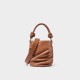 Sheepskin handbag bucket bag